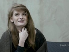 Faye was suposed to do some posing, but she decided to get naked and masturbate