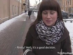 Naive girl wanted an exciting job, so her agent decided to teach her a lesson