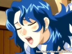 Horny Hentai couple is having sex until they both cum and get tired and satisfied