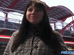 PublicAgent babe gets her pussy crammed with hard cock