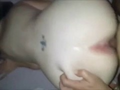 Home sex video with a barely legal Turkish girl sucking and riding a big cock