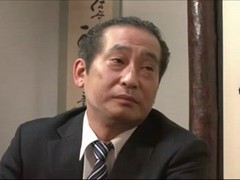 Asian college babe bends over for her professor and lets him play with her holes