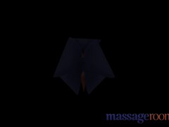After getting a relaxing massage shy milf gets down and dirty with her horny massage therapist