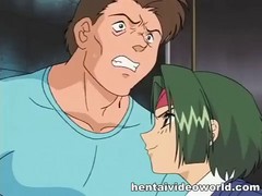Petite cartoon girl opens her dirty mouth and sucks the biggest dick she has ever seen