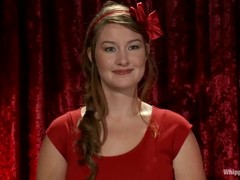 Sweet girl in red dress, Sofia Lauryn met Maitresse Madeline and ended up in her chambers
