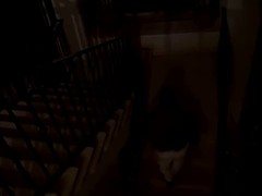 Young Latin woman and her lover were caught having anal sex, by his kinky wife