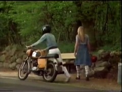 Christa and her new boyfriend went for a ride and ended up having sex in the forest