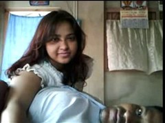 Fat Indian chick and her lover are making a video of their wild sex adventure