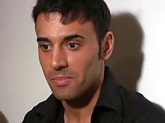 Three horny guys were eager to fuck their best friend's Spanish wife, while he was at work