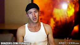Seductive woman, Shalina Devine got a huge dick inside her pussy until she started moaning loud