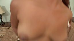 Black, voluptuous babe got her pussy licked from the back before she got fucked very hard