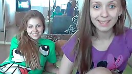 Sweet college girls are making a porn video to earn some money for the scholarship