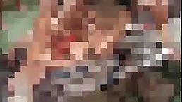 Black guy likes to shove his dick into his girlfriend's pussy and make her scream from pleasure