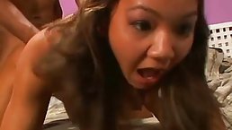 Keeani Lei is getting fucked the way she always wanted, while her boyfriend is at work