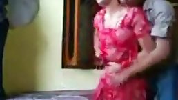 Mature Indian woman got banged from the back, while her husband was not at home