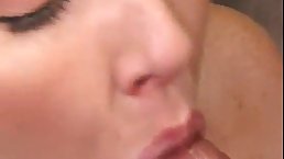 Nasty step mom is moaning while her step son is shoving his dick deep in her pussy