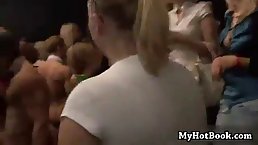 Hot girls went to a well known club, because they get fucked every time they show up there