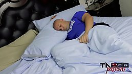 Big ass woman in sneakers likes to get her partner’s big hard dick in her tight pussy