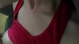 Dark haired girl is moaning from pleasure while getting fucked, instead of studying for her exams