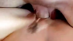 Petite teen got fucked in her bed while her parents were out of town for the weekend