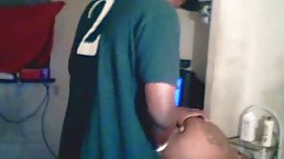 Big ass ebony girl is getting fucked from the back and enjoying every second of it