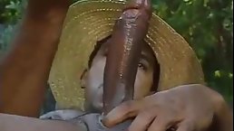 A black man is putting his fingers in his girl’s ass and preparing it for his dick