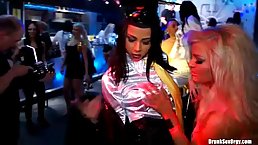 Smoking hot ladies are dancing in the night club and getting ready to be very naughty