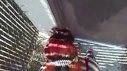 Red haired babe is sucking dick like a whore, but not charging as much as one
