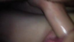 Horny guy is fucking his girlfriend while thinking about another chick at the same time