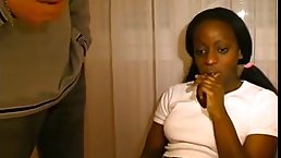 Black French girl got her pussy drilled the way she likes, very late at night