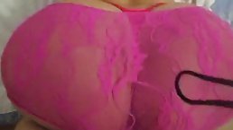 Samantha is rubbing her wet pussy with a vibrator, while getting a huge toy deep into it