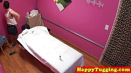 Asian masseuse knows what men expect from her and is willing to give it to them