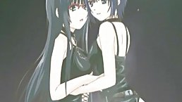Hentai babes are getting banged on the roof top and moaning from pleasure while cumming