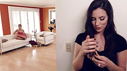 Jelena Jensen and August Ames are doing some very naughty things with each other, during the day