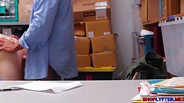 Alex Harper got fucked after she was caught shoplifting, because that was her proper punishment