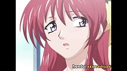 Red haired cartoon babe with big milk jugs got fucked in a doggy style position