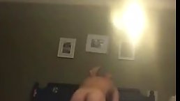 Horny college couple is having sex in the bedroom in front of their web camera