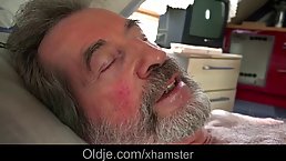 Wealthy, elderly guy is often having sex with slutty teens who like to fuck for money