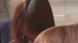 Japanese babes are in the mood to have fun with their friend, all night long