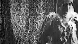 Short haired woman is sucking her man’s huge, thick cock, while his wife is watching