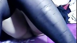 Horny woman is masturbating in front of the camera and enjoying every second of it