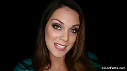 Sexy woman with green eyes, Alison is one of the best pornstars in her agency