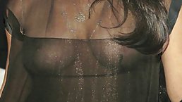 Lindsay Lohan was caught many times while she was not wearing panties, or even bra