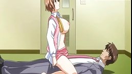 Cartoon babe with big tits got fucked from the back, instead of doing her job