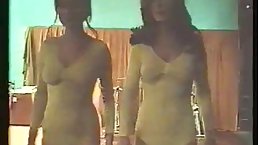 Retro ladies are having steamy sex with their friends, while their husbands are at work