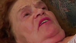 Blonde granny is sucking dicks like a pro and expecting a good fuck in return
