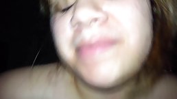 Chubby blonde, Andrea is gently rubbing her partner's dick and riding it like a pro whore