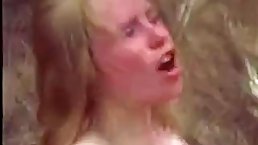 Horny woman is having an interracial sex adventure in the nature, in the middle of the day
