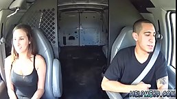 Ariel and her friend are about to have a fuck session in his huge van