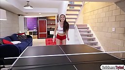 Brunette who is always in the mood to have sex, Aidra Fox is sucking her partner's dick